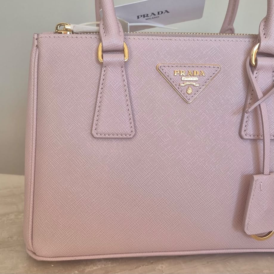 Prada Galleria in pelle saffiano - rosa cipria