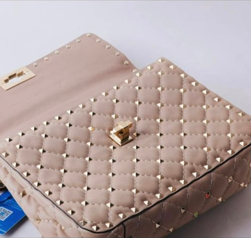 Valentino Borsa Media Rockstud Spike In Nappa