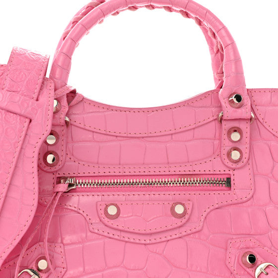 Balenciaga Borsa in Vernice Rosa