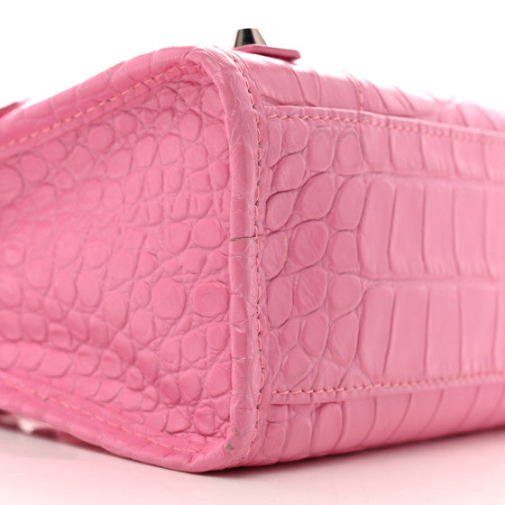 Balenciaga Borsa in Vernice Rosa