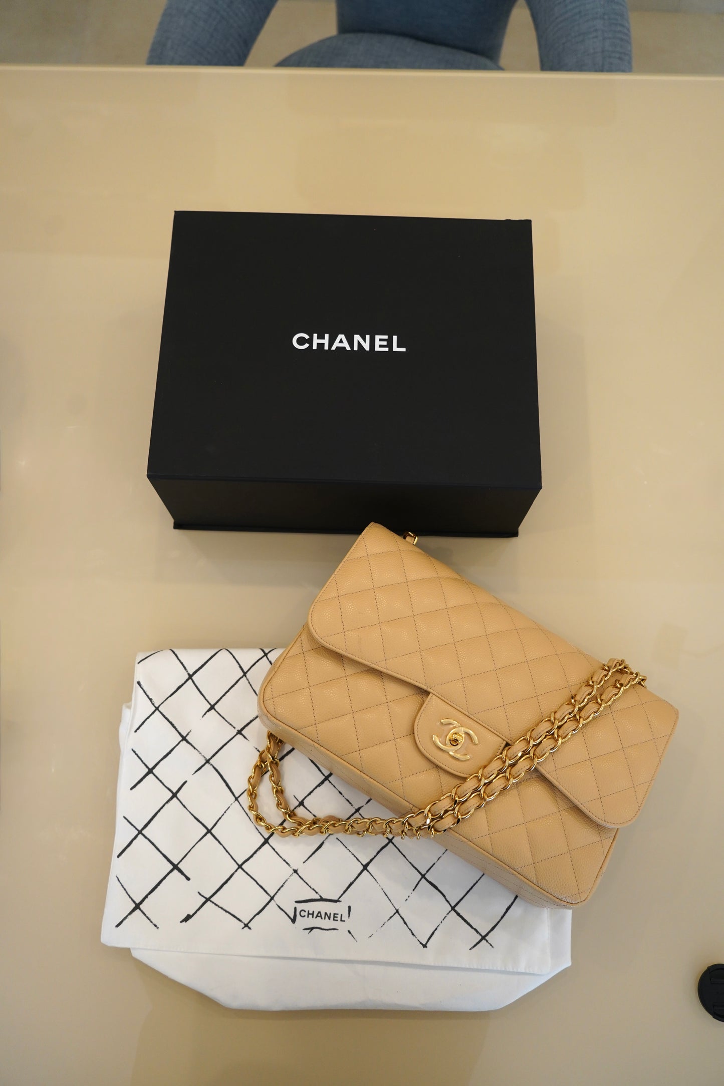 Chanel Timeless Classic 30 Beige