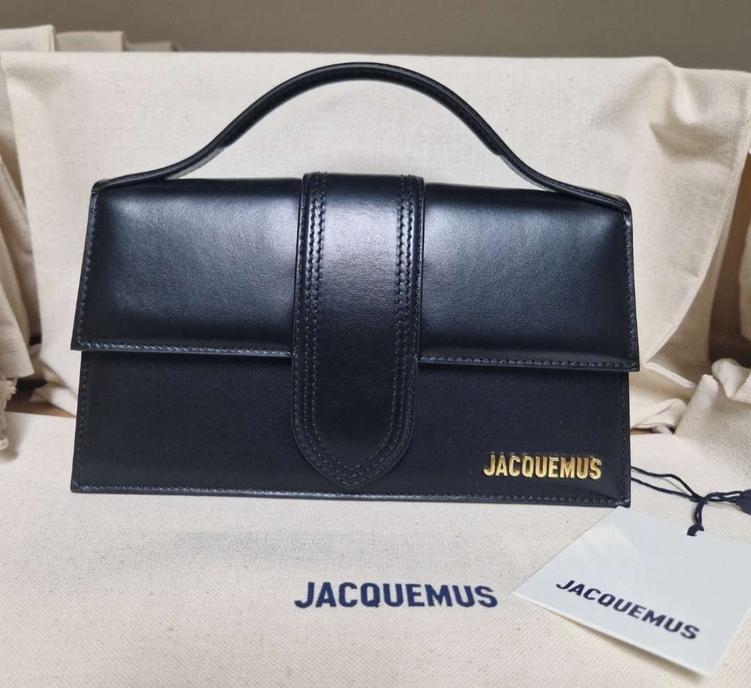 Jacquemus Le Grand Bambino - Black with Gold Logo