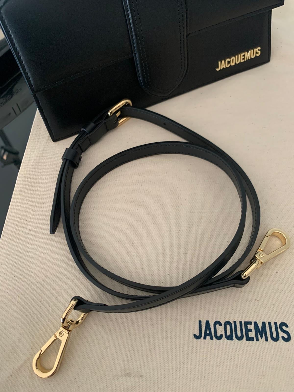 Jacquemus Le Grand Bambino - Black with Gold Logo