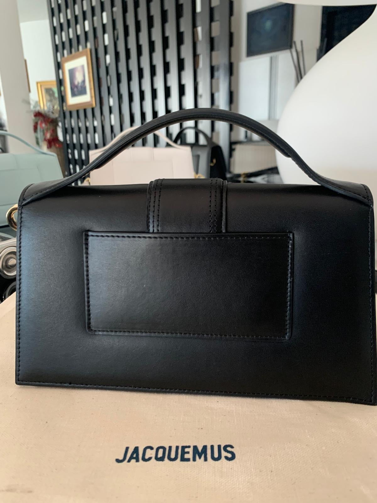 Jacquemus Le Grand Bambino - Black with Gold Logo