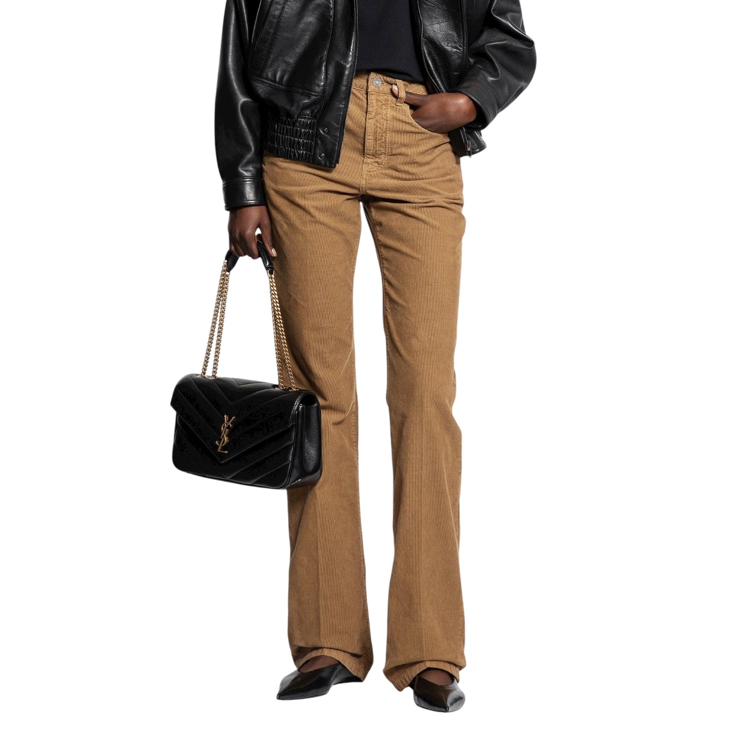 Saint Laurent LouLou Medium con finiture in oro