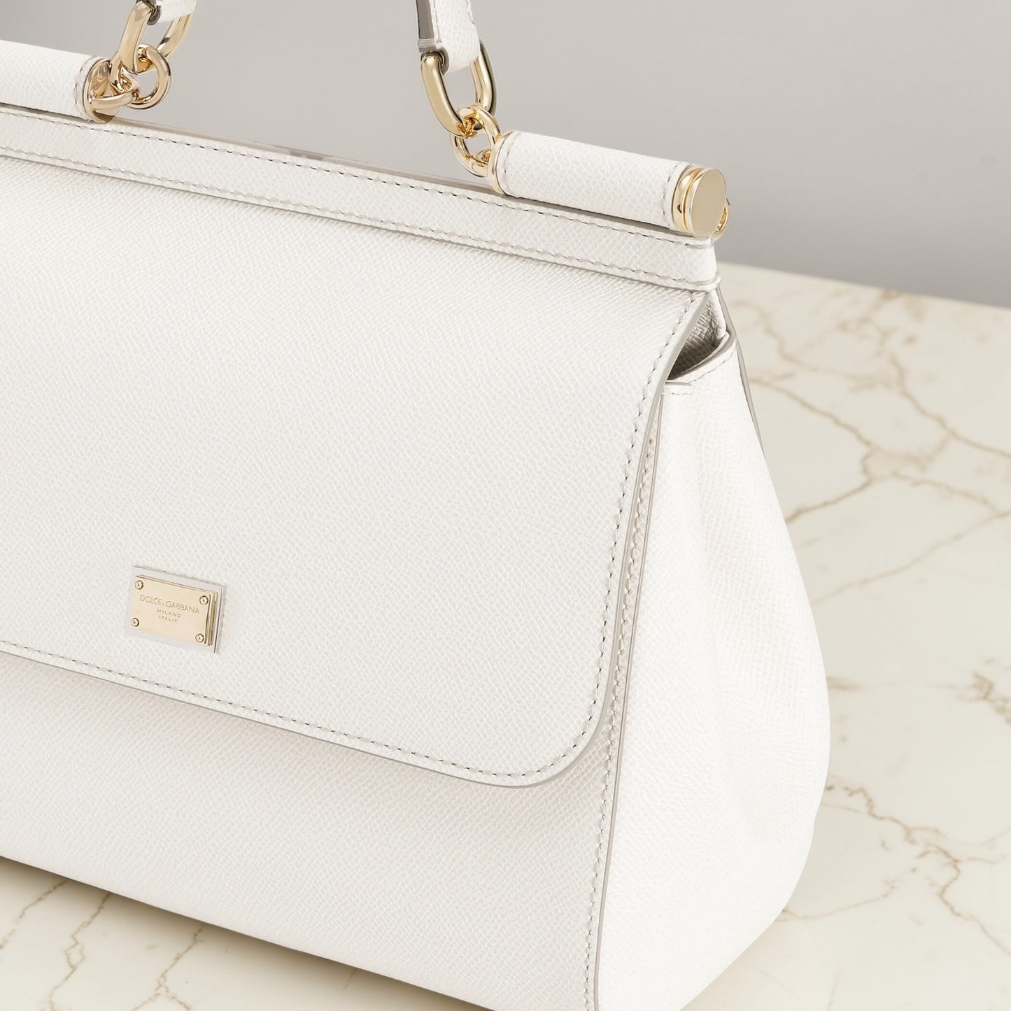 Dolce & Gabbana Borsa Sicily bianca