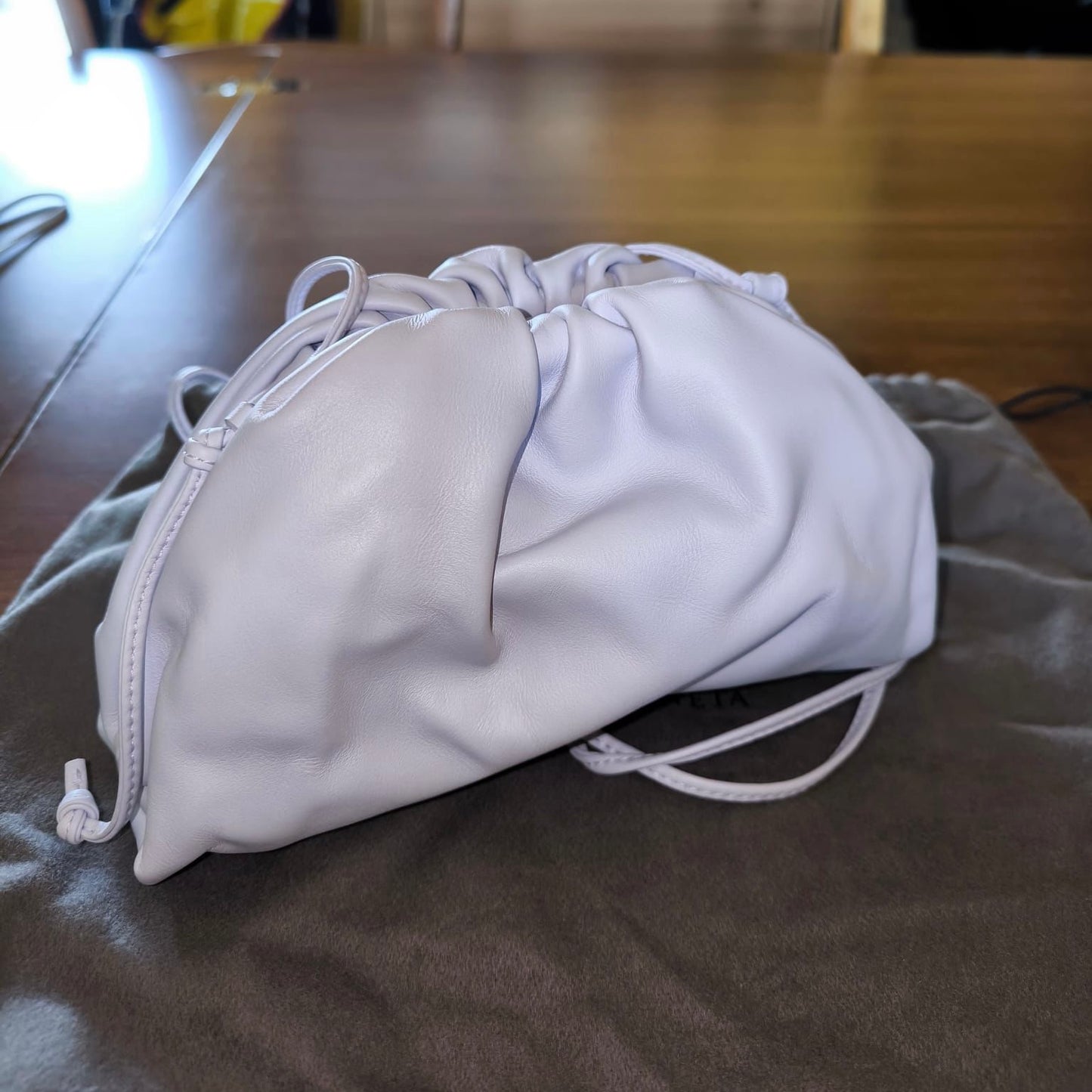 Bottega Veneta Mini Pouch Smooth Lilac