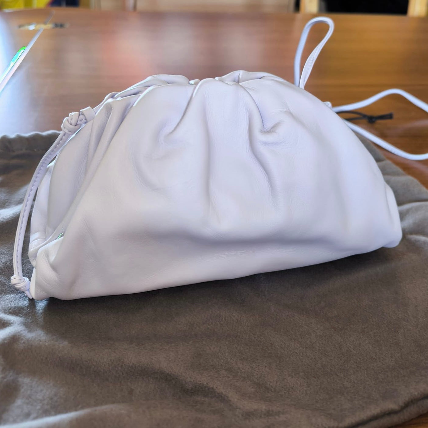 Bottega Veneta Mini Pouch Smooth Lilac