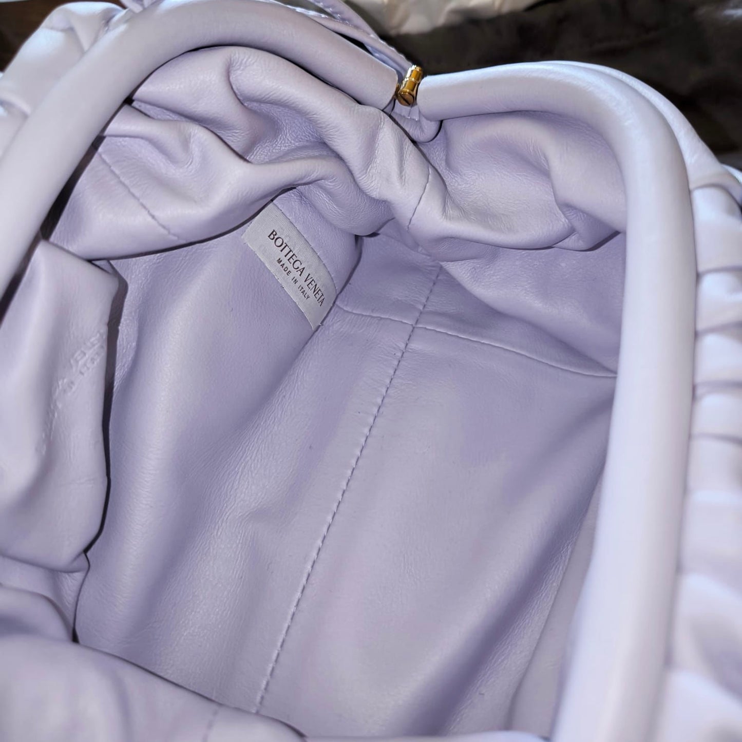 Bottega Veneta Mini Pouch Smooth Lilac