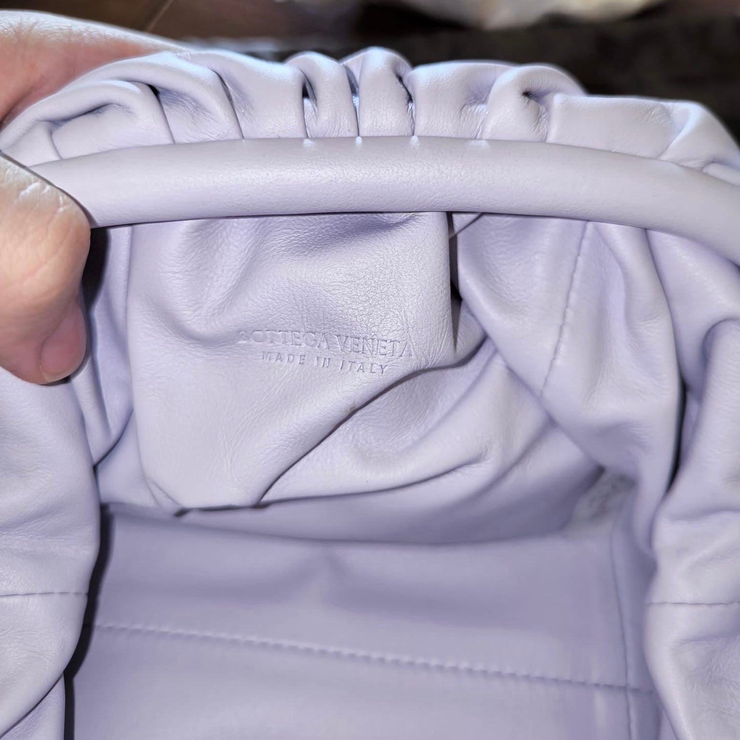 Bottega Veneta Mini Pouch Smooth Lilac