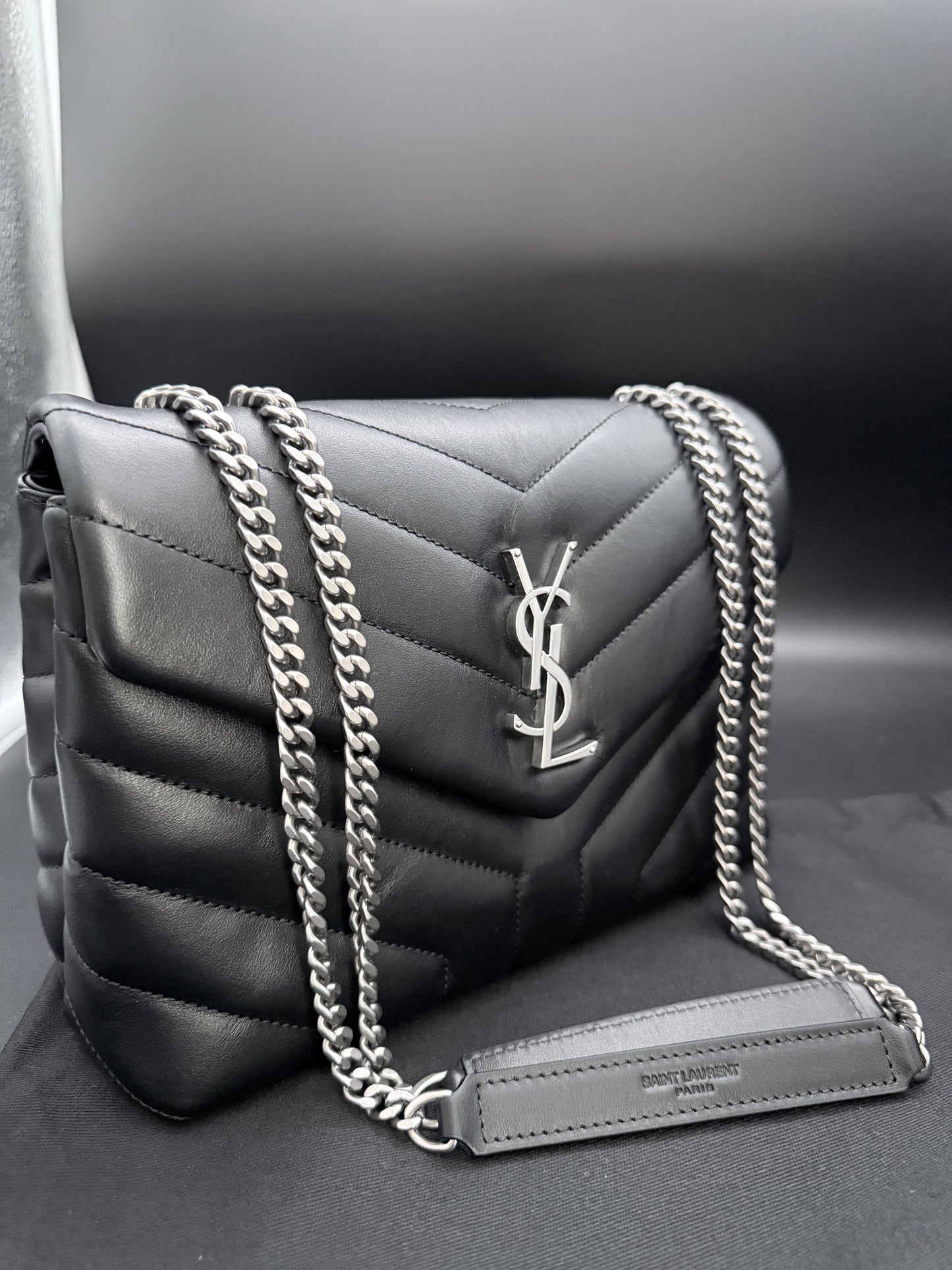 Saint Laurent Toy Small con Hardware Argento