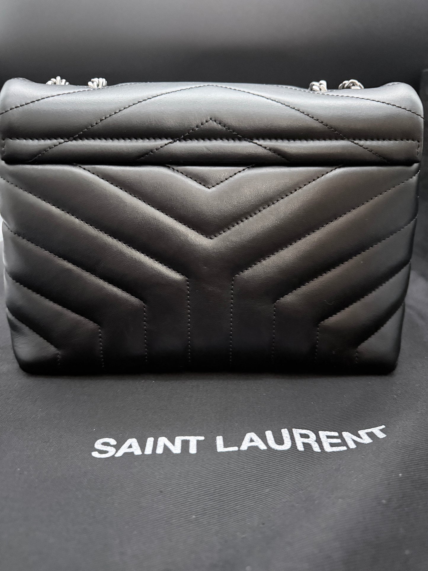 Saint Laurent Toy Small con Hardware Argento