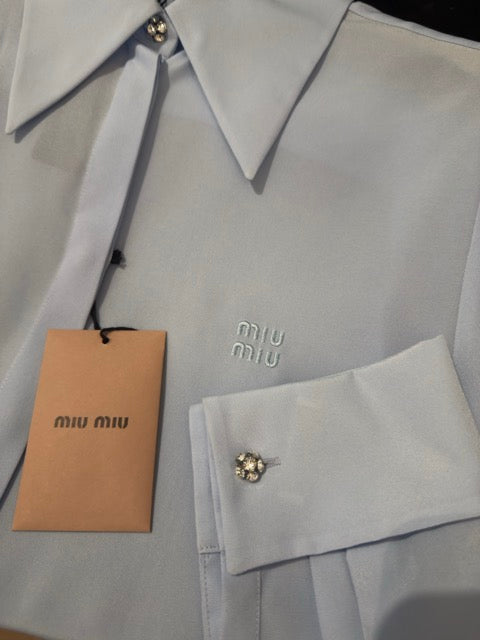 Miu Miu Light Blue Shirt
