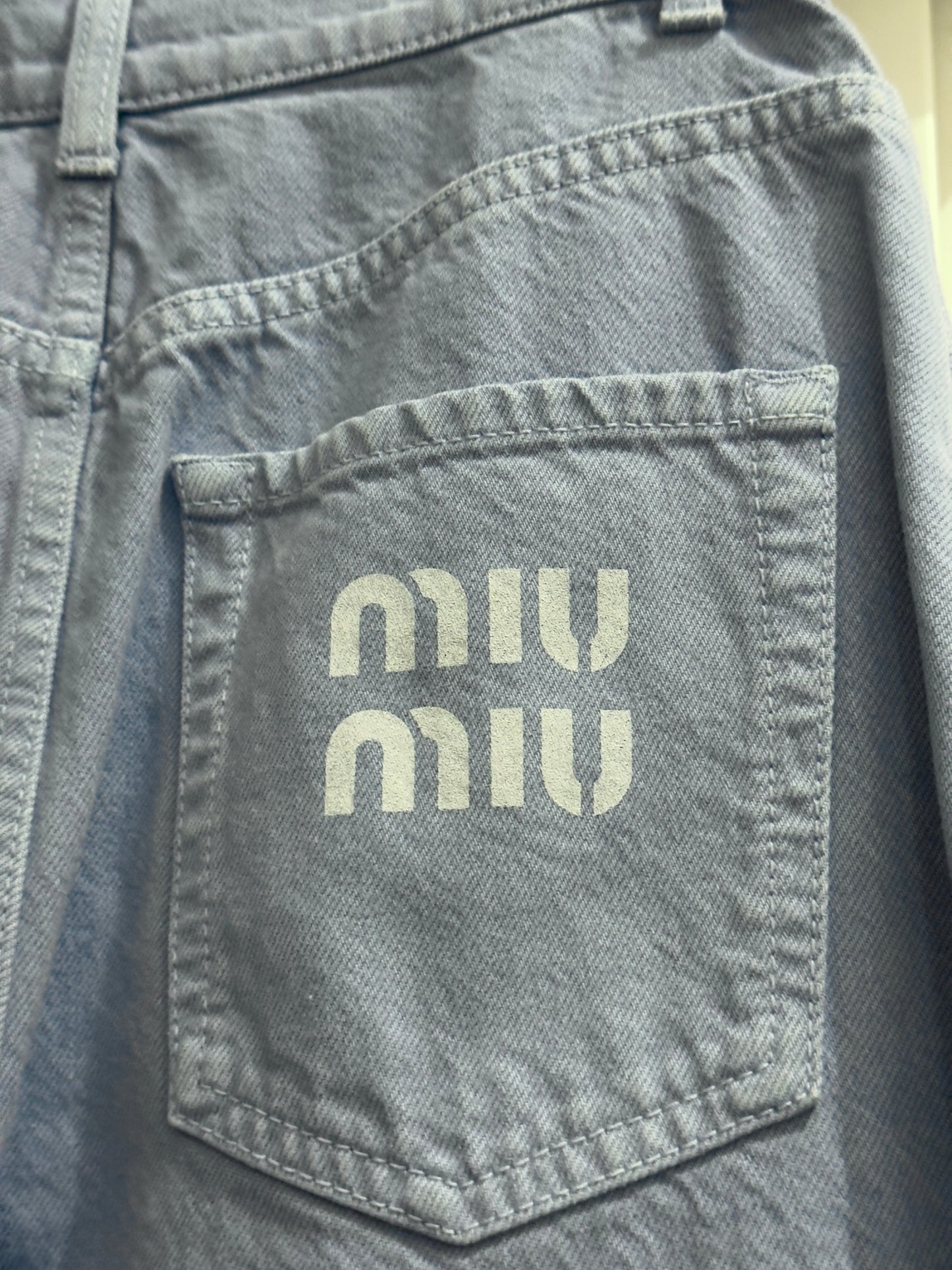 Miu Miu Wide-Leg Jeans