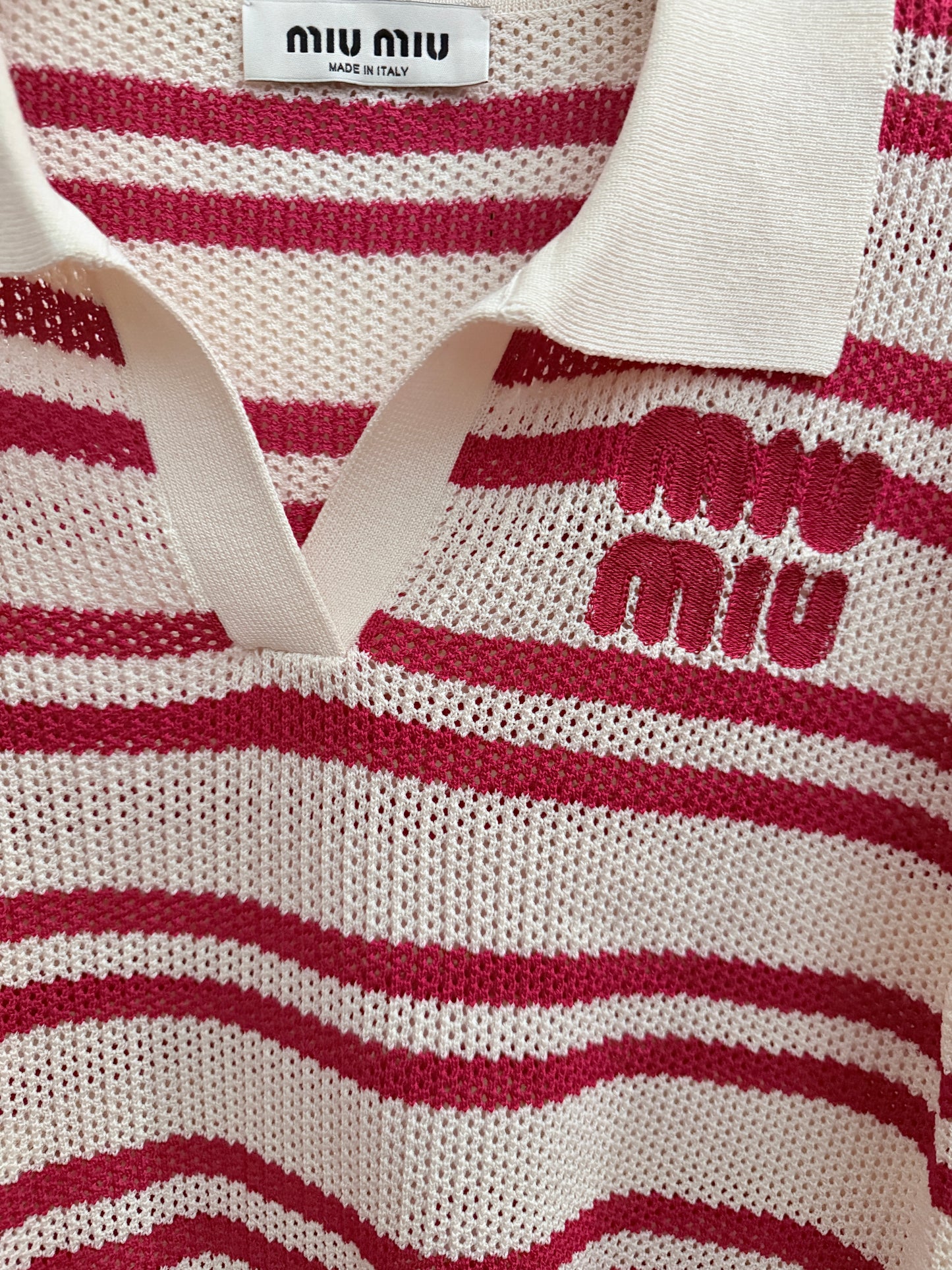 Miu Miu Polo a Maniche Lunghe