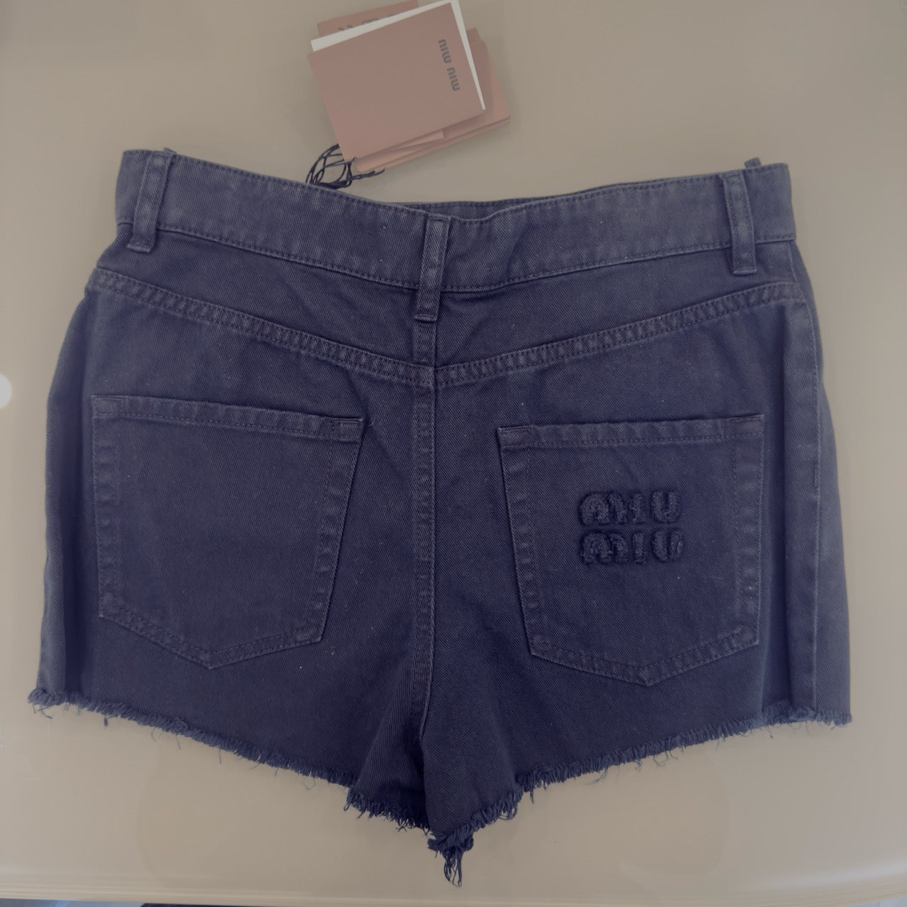 Miu Miu pantaloncini jeans