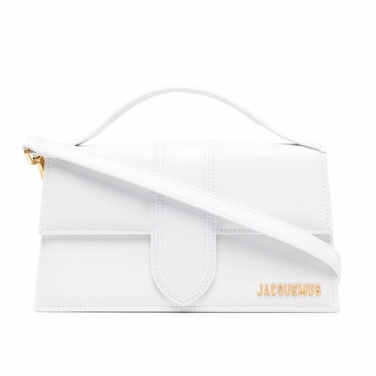 Jacquemus Le Grand Bambinou - Bianca con logo in oro