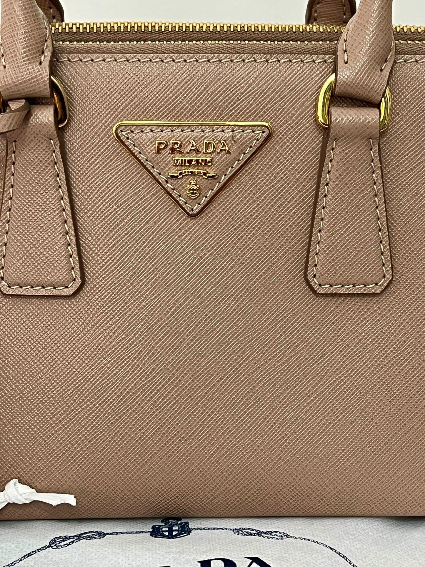Prada Galleria Mini Saffiano Powder
