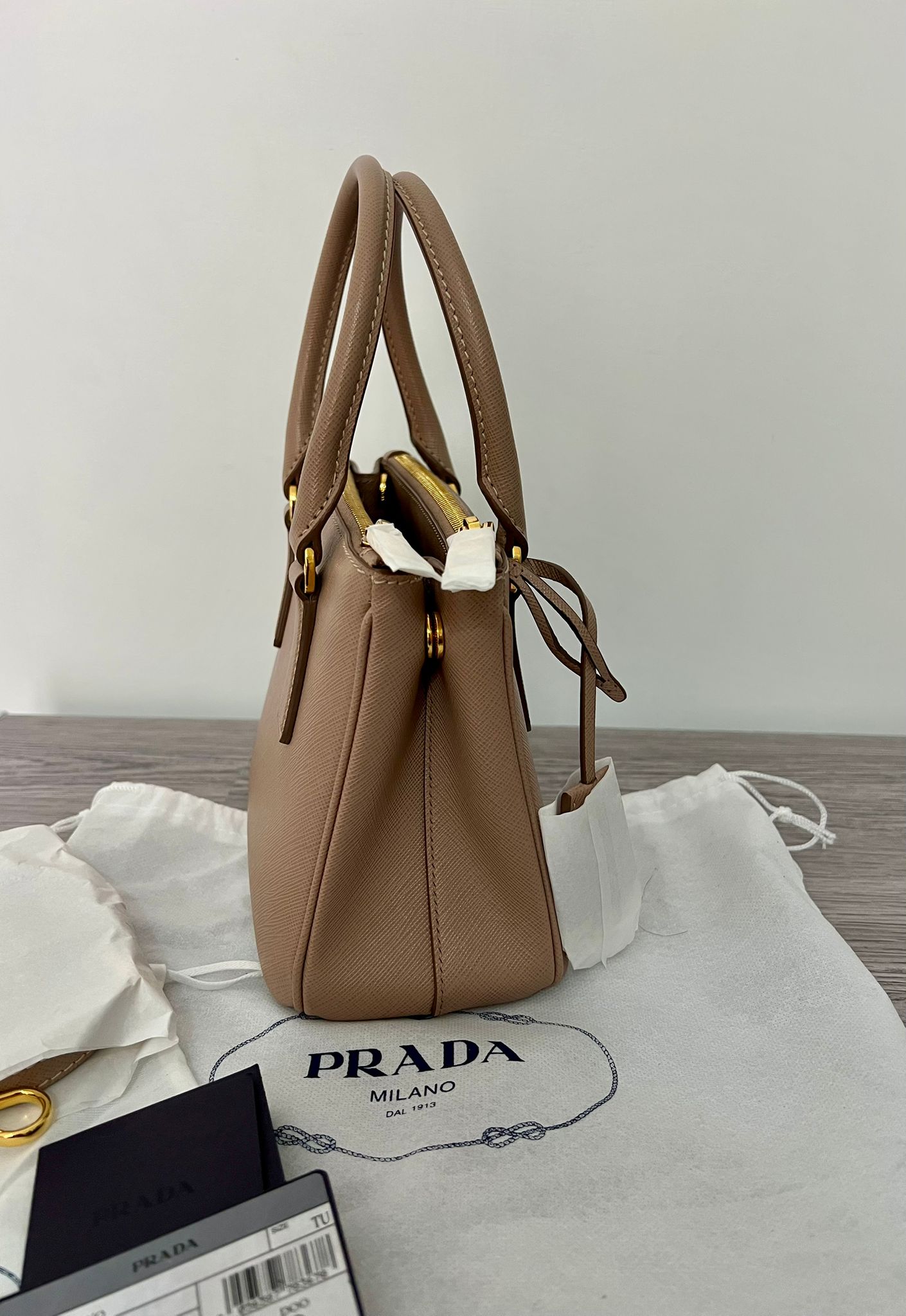 Prada Galleria Mini Saffiano Powder