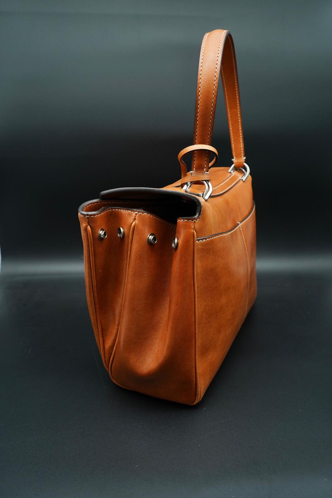 Balenciaga Rodeo Small - Borsa in Pelle Marrone Chiaro