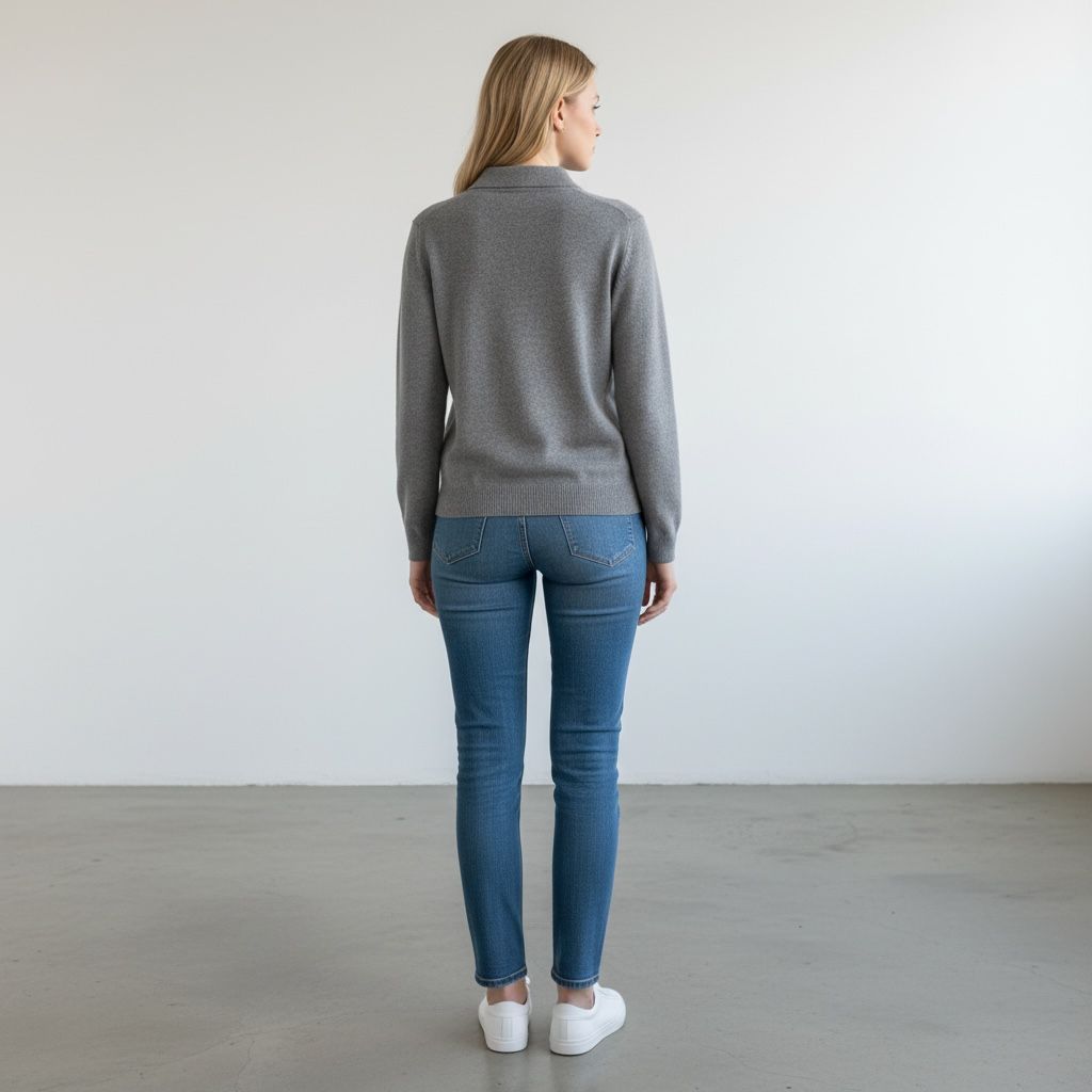 Miu Miu polo in Cashmere Grigia