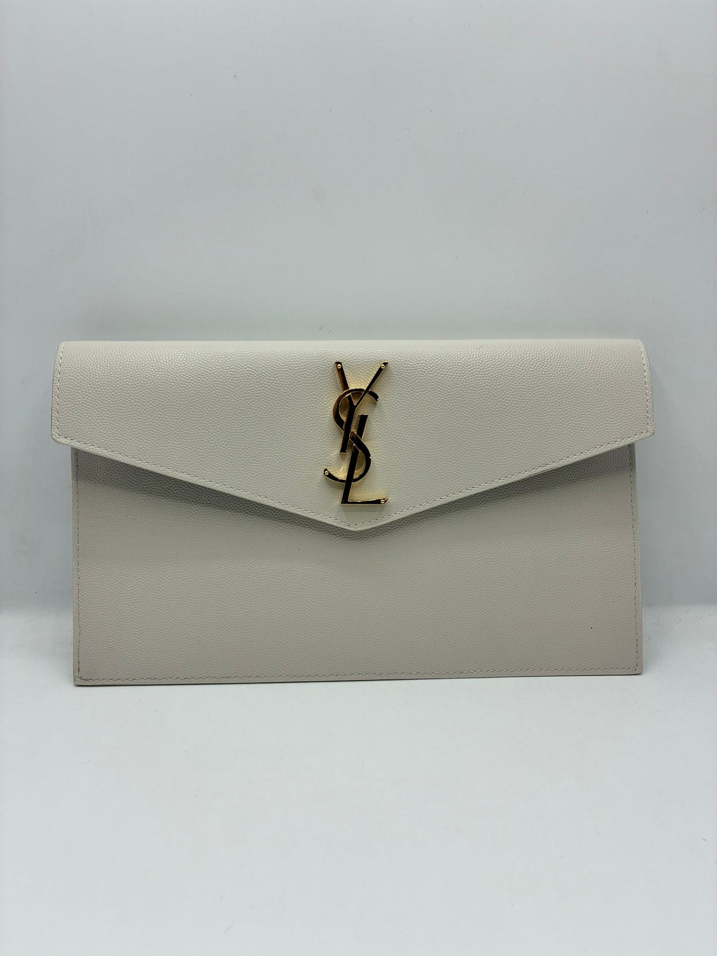 Saint Laurent Pochette Uptown Bianca