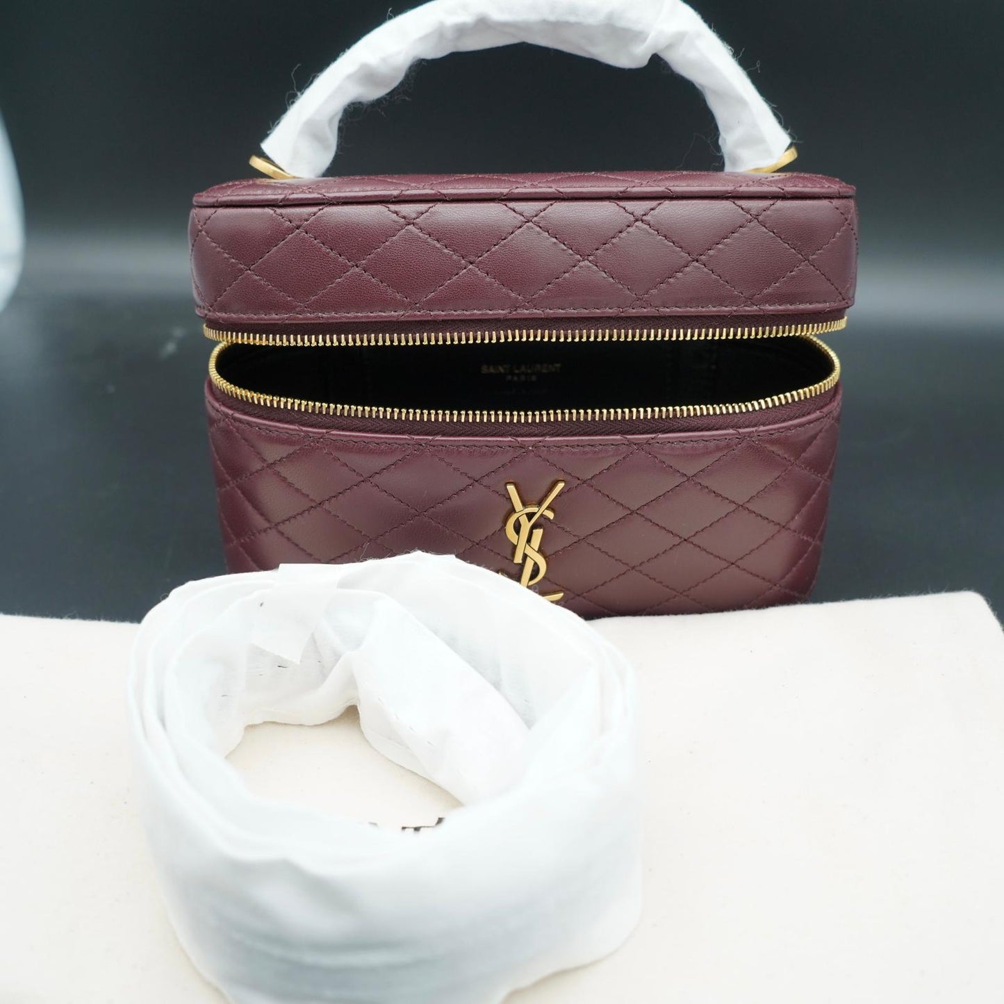 Saint Laurent Vanity medium Bordeaux