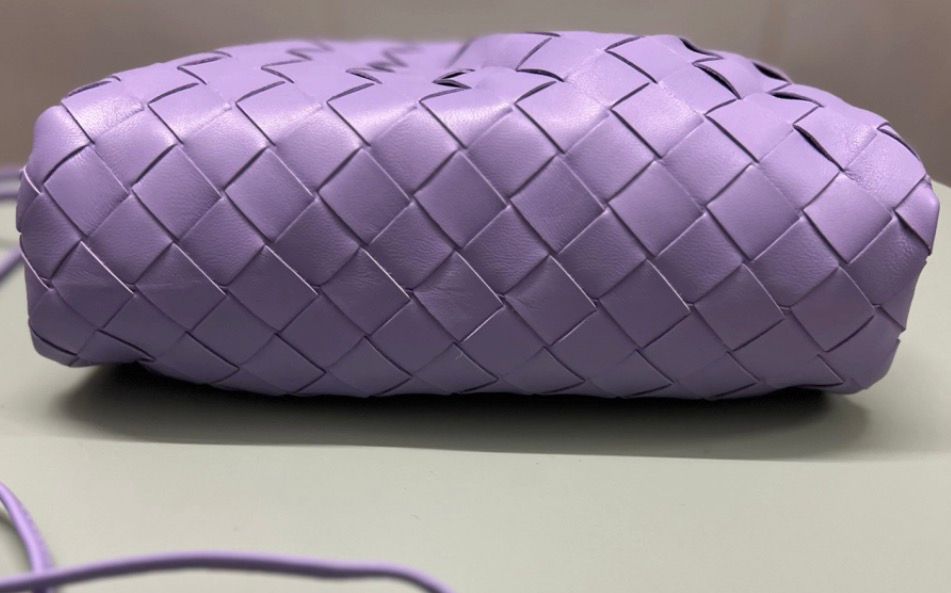 Bottega Veneta Mini Pouch Intrecciata Lilla