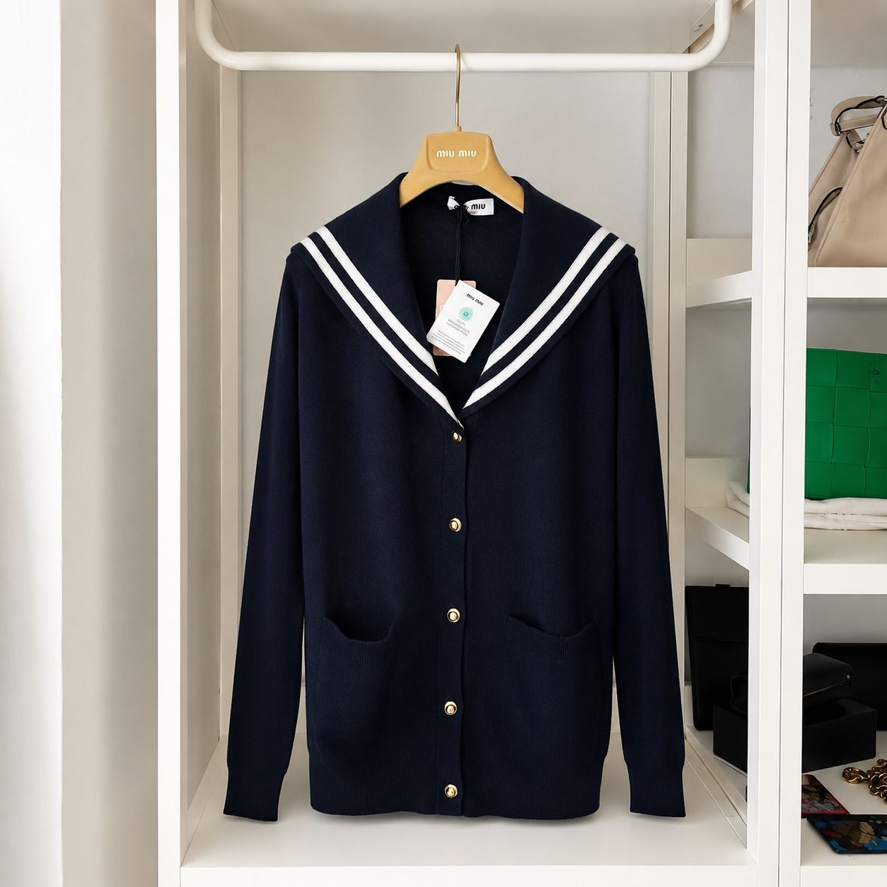 Miu Miu cardigan Blu Navy