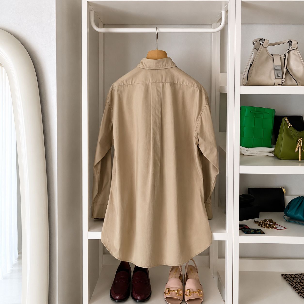 Miu Miu camicia beige