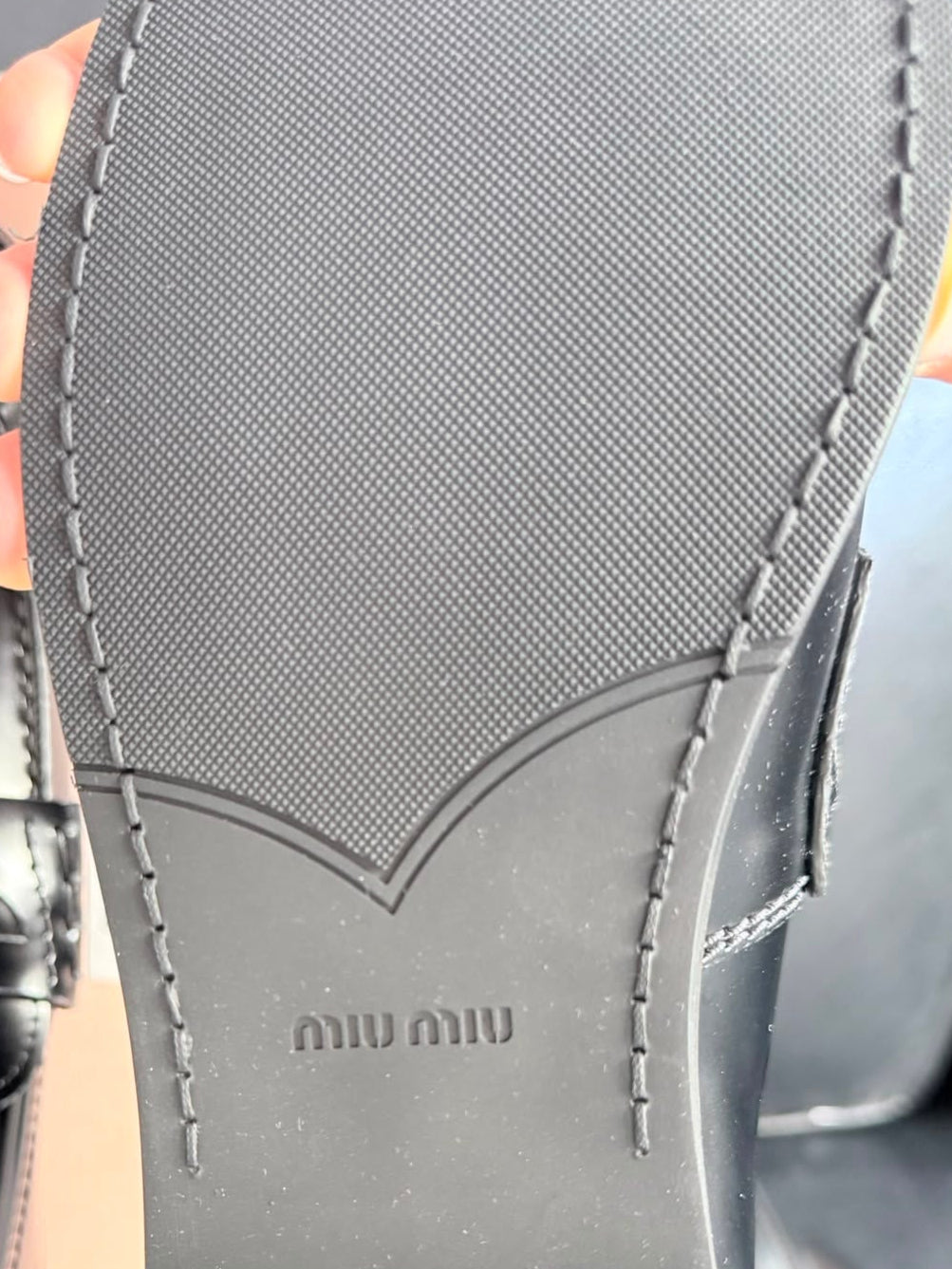Miu Miu mocassini neri