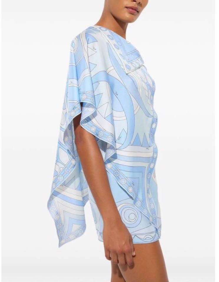 Pucci abito azzurro cielo e bianco