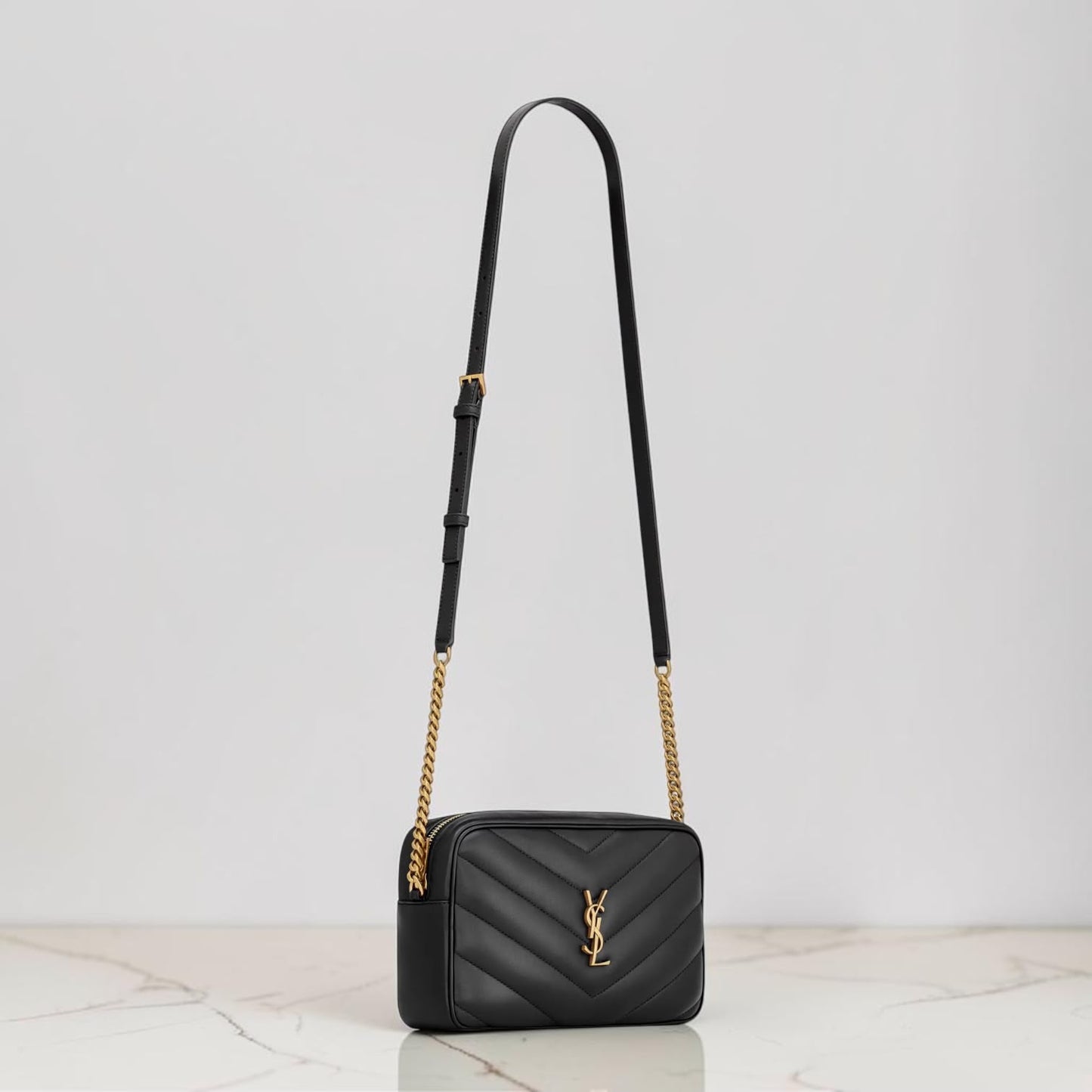 Saint Laurent Camera Bag Lou Lou nero