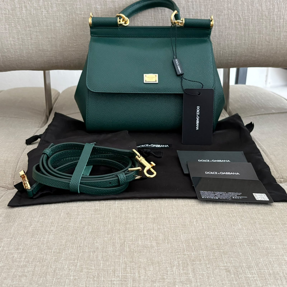 Dolce & Gabbana Borsa Sicily Verde