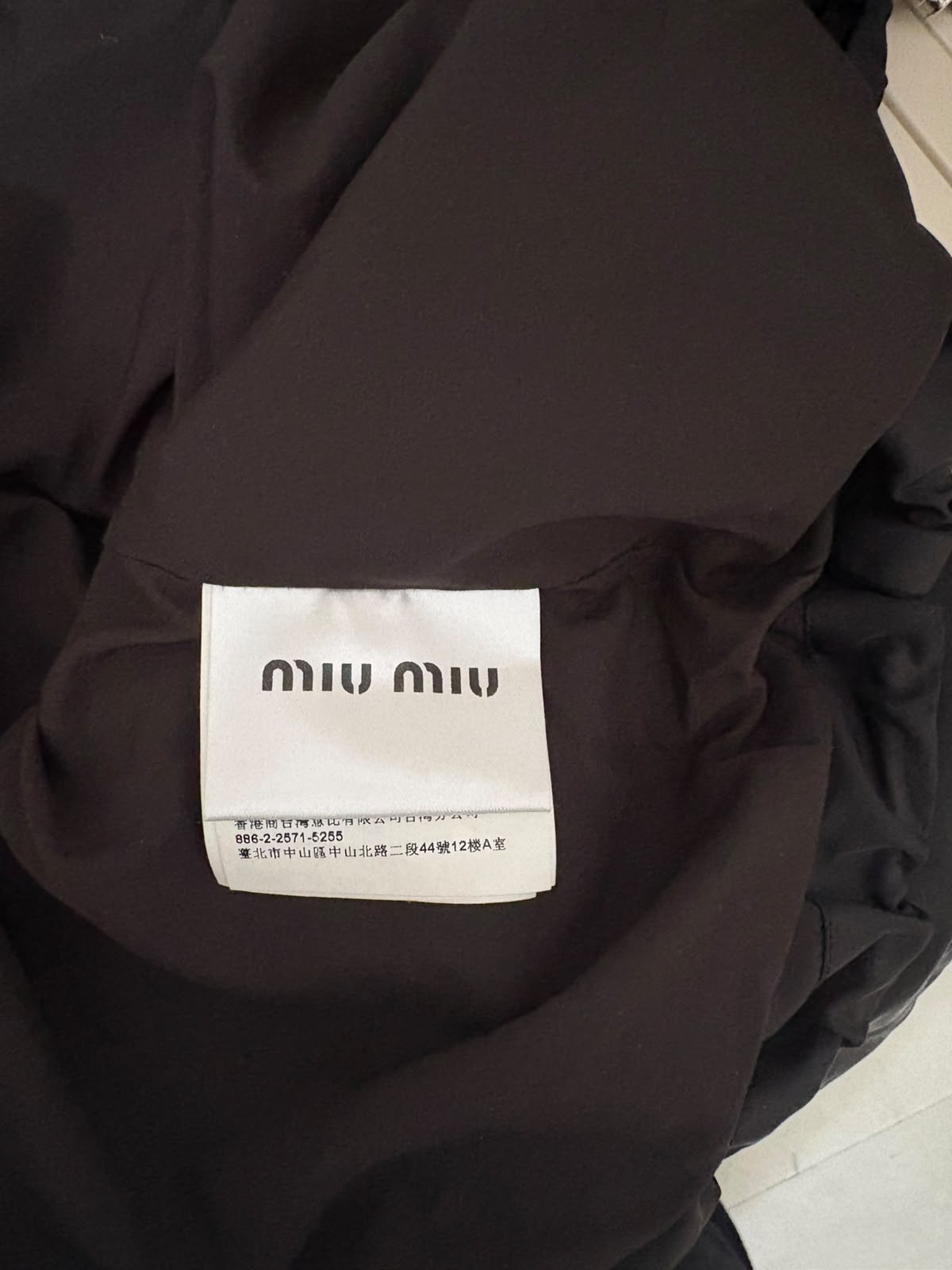 Miu Miu giacca Cargo - Nero