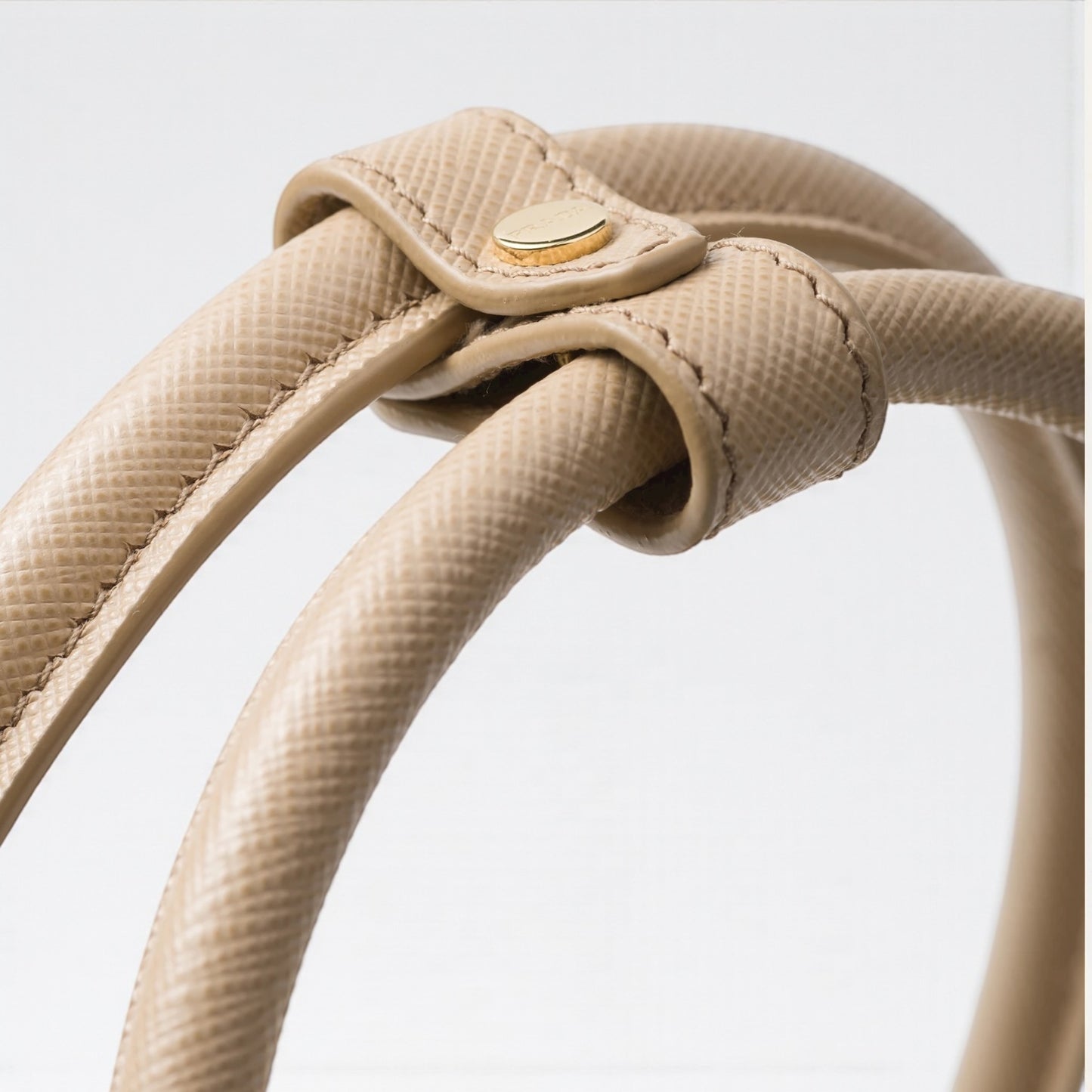 Prada Bauletto in Re-Nylon e Saffiano Medium Cammello