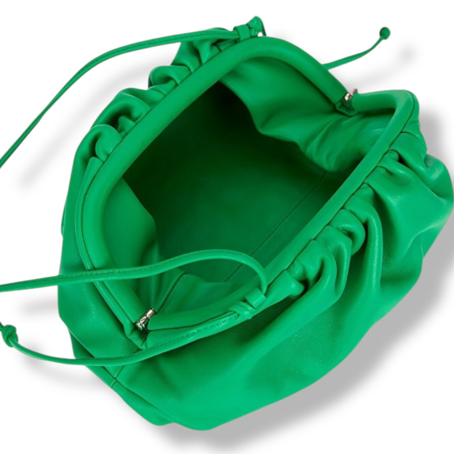 Bottega Veneta Mini Pouch Smooth Green