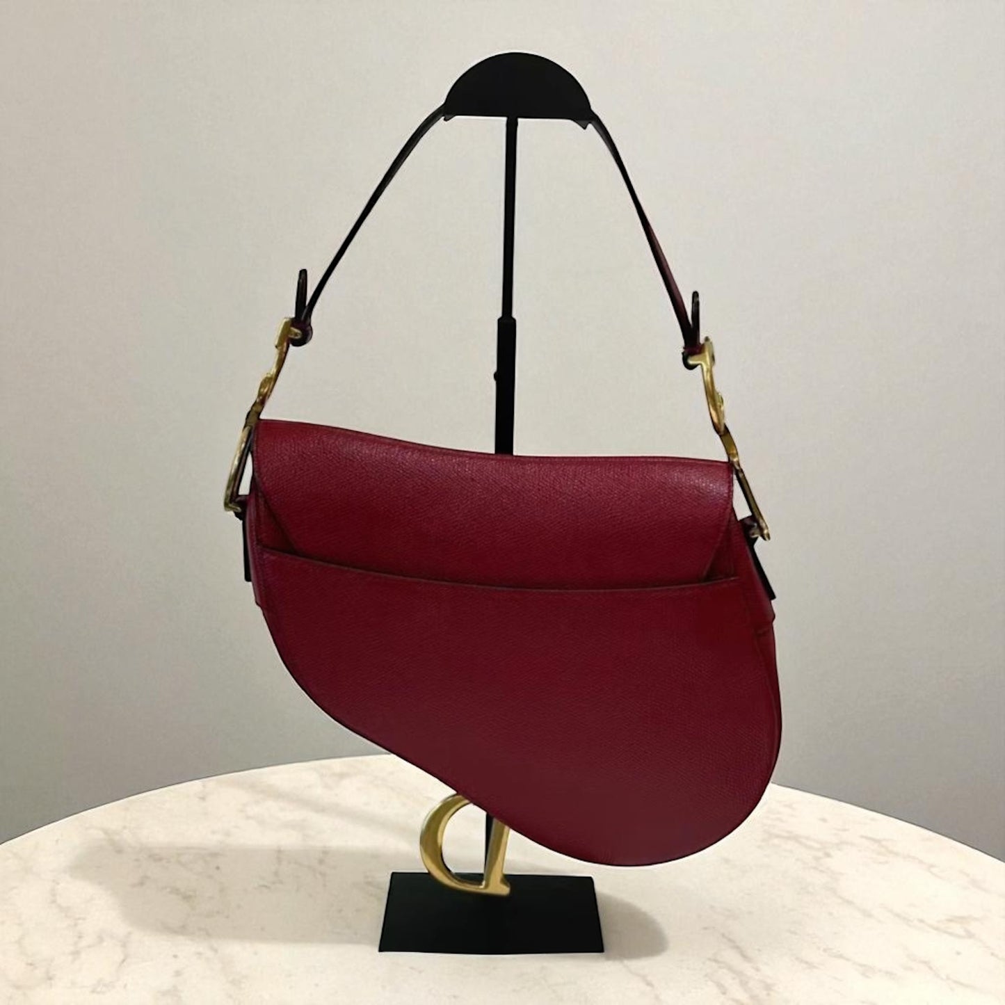 Dior Sella Burgundy