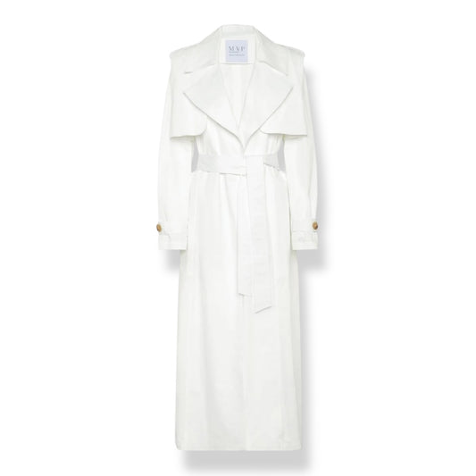 MVP White Trench Coat