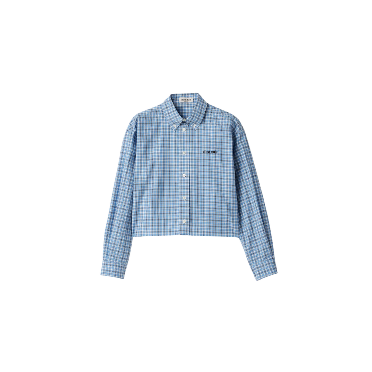 Miu Miu - Checked Poplin Shirt