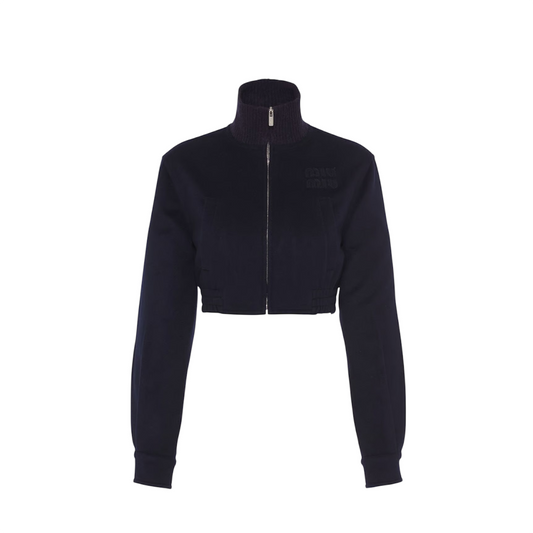 Miu Miu - Cropped Velvet Jacket
