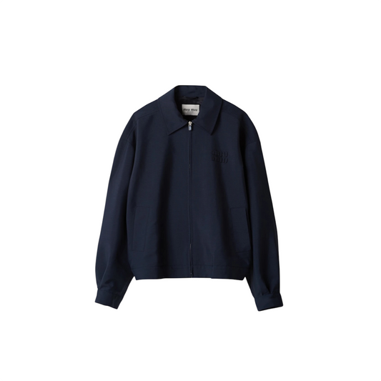Miu Miu - Bomber Jacket in Navy
