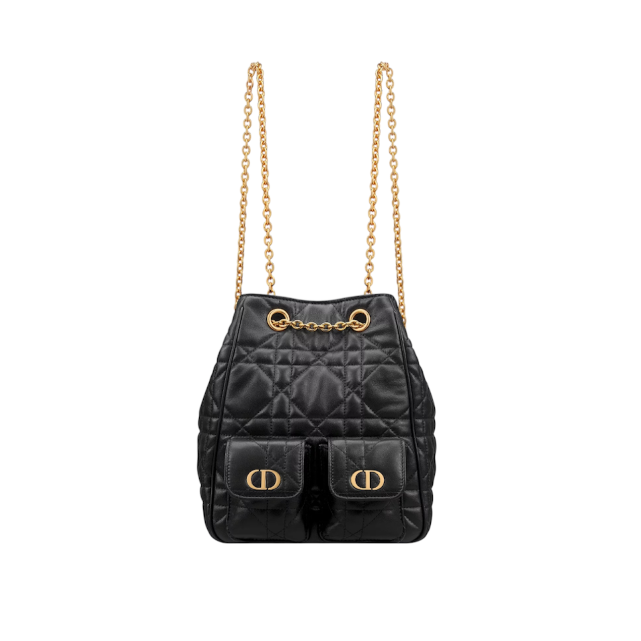 Dior Medium Caro Multicarry Backpack with Chain
