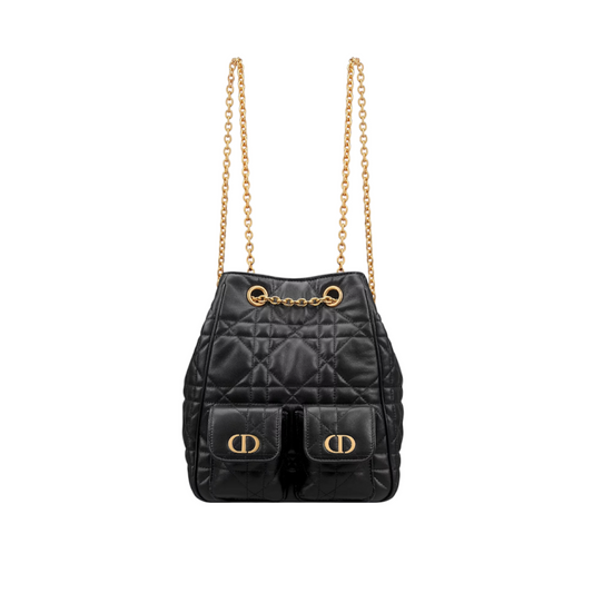 Dior Medium Caro Multicarry Backpack with Chain