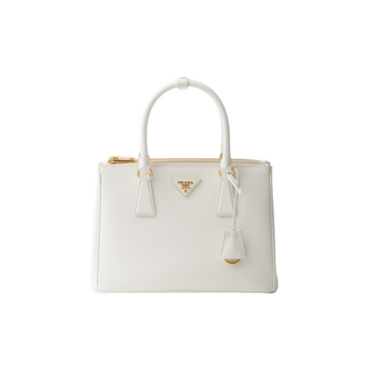 Prada Galleria Saffiano Small Bianca