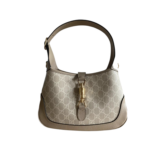 Gucci Jackie 1961 Borsa in Pelle Beige