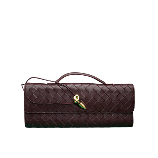 Bottega Veneta Clutch Andiamo Dark Barolo