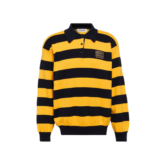 Miu Miu Pullover a Righe - Giallo e Nero