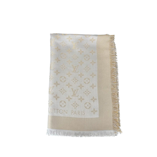 Louis Vuitton Scialle Monogram Classic Beige