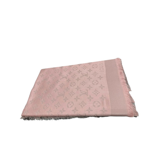 Louis Vuitton Scialle Monogram Classic Rosa cipria